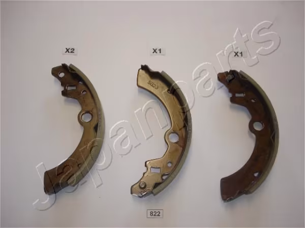 JAPANPARTS Kit ganasce freno