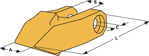 Esti DENTE PER FRANTUMATORE