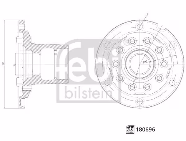 FEBI BILSTEIN Mozzo ruota