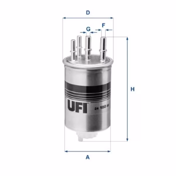 UFI Filtro carburante