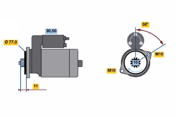 BOSCH Motorino d\'avviamento
