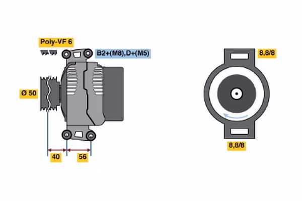 BOSCH Alternatore