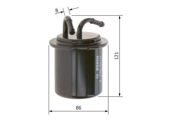 BOSCH Filtro carburante
