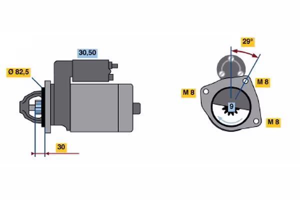 BOSCH Motorino d\'avviamento