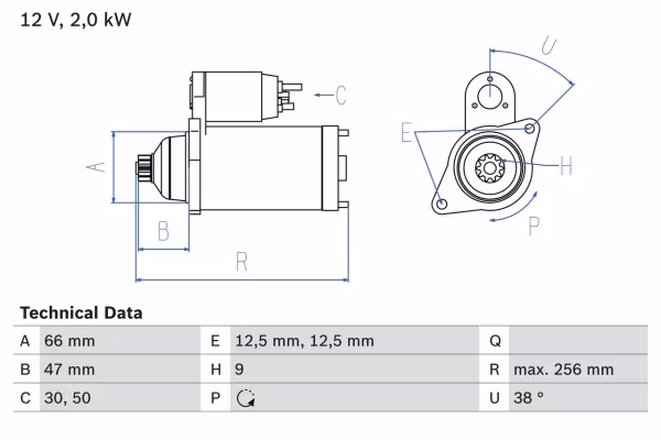 BOSCH Motorino d\'avviamento