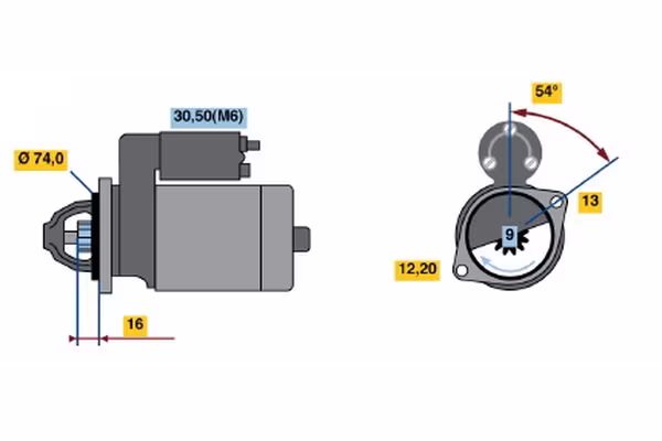 BOSCH Motorino d\'avviamento