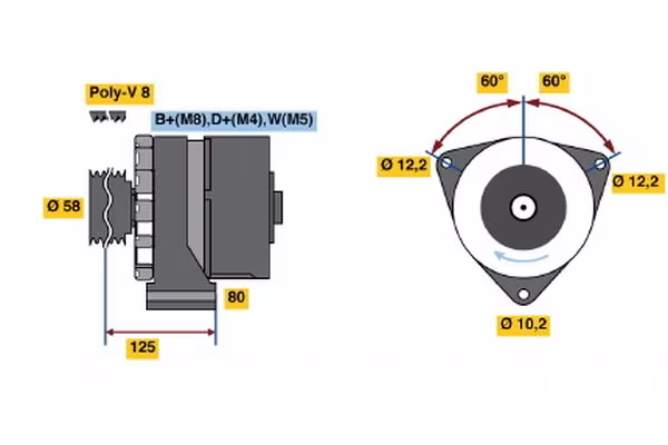 BOSCH Alternatore