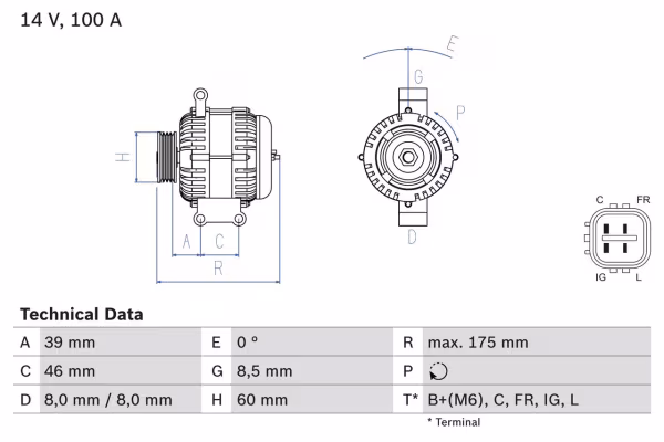 BOSCH Alternatore