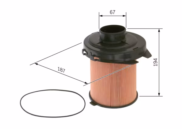 BOSCH Filtro aria