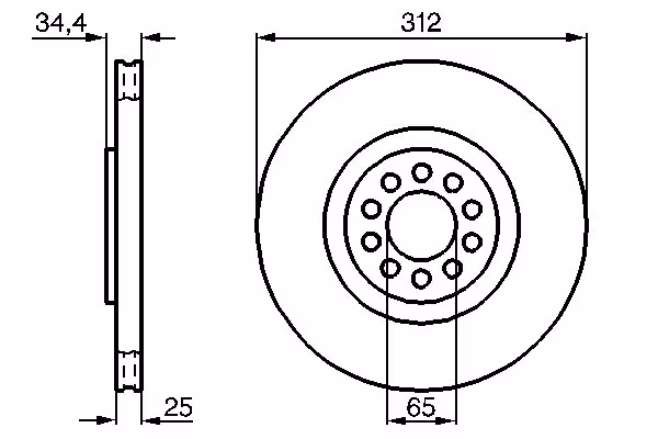 BOSCH Disco freno