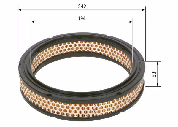 BOSCH Filtro aria