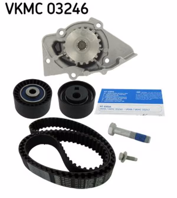 SKF Pompa acqua + Kit cinghie dentate