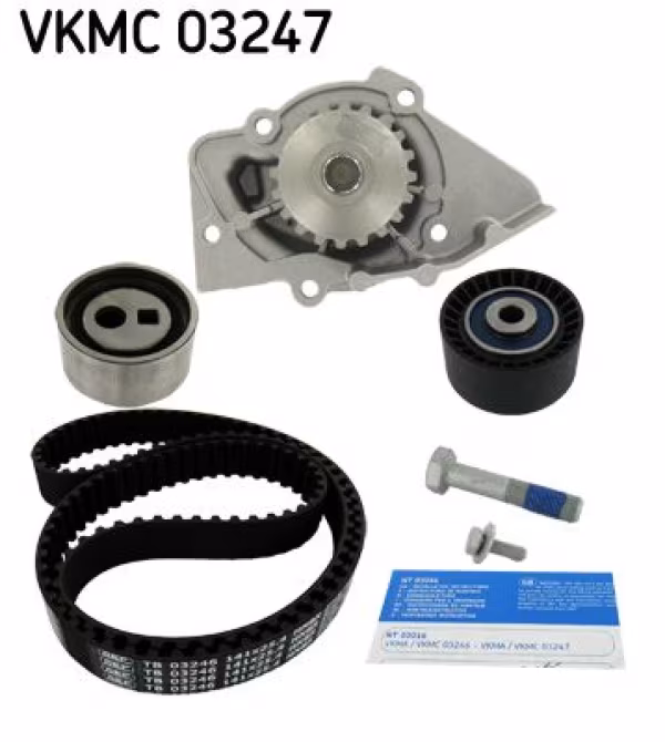 SKF Pompa acqua + Kit cinghie dentate