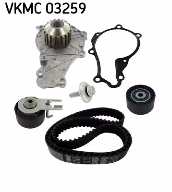 SKF Pompa acqua + Kit cinghie dentate