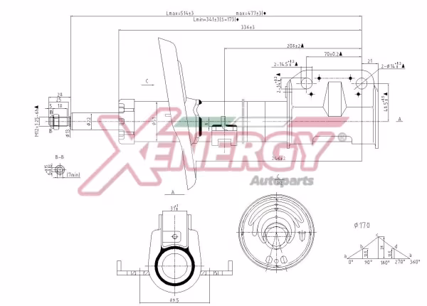 AP XENERGY Ammortizzatore