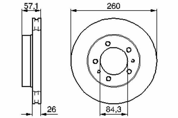 BOSCH Disco freno