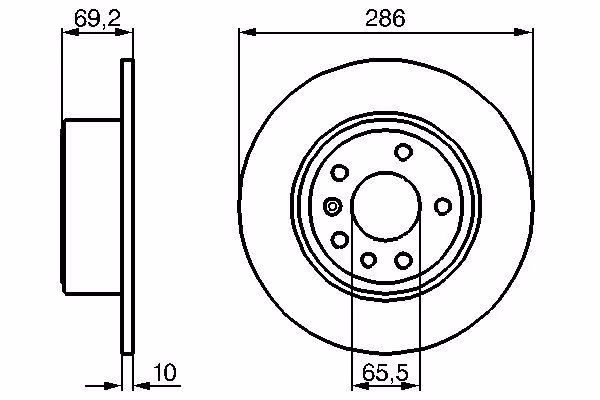 BOSCH Disco freno