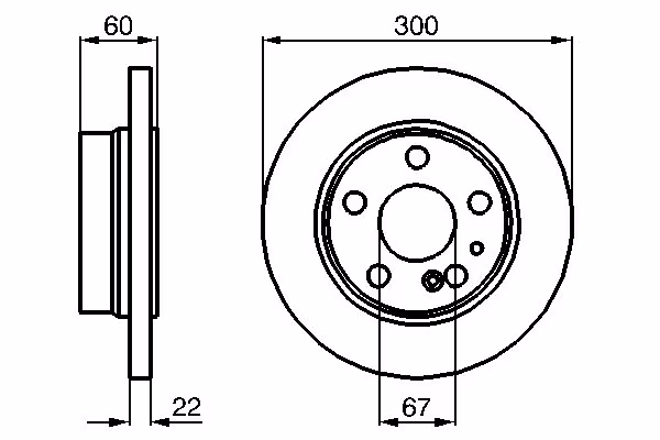 BOSCH Disco freno