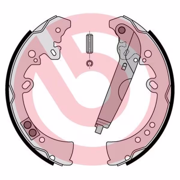 BREMBO Kit ganasce freno
