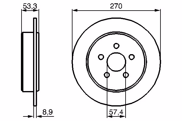 BOSCH Disco freno