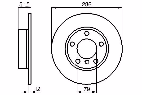 BOSCH Disco freno