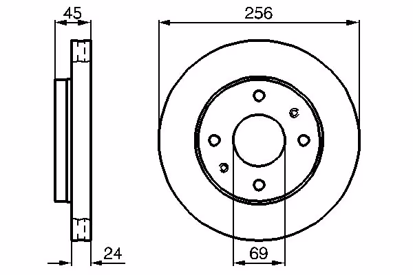BOSCH Disco freno