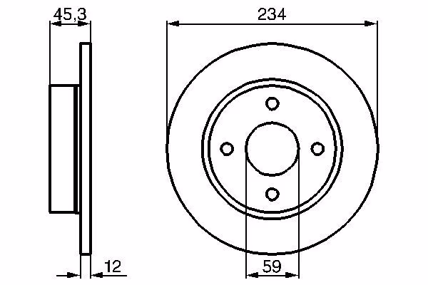 BOSCH Disco freno