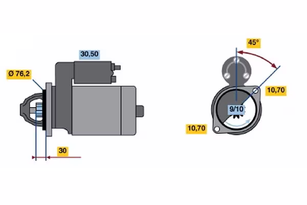 BOSCH Motorino d\'avviamento
