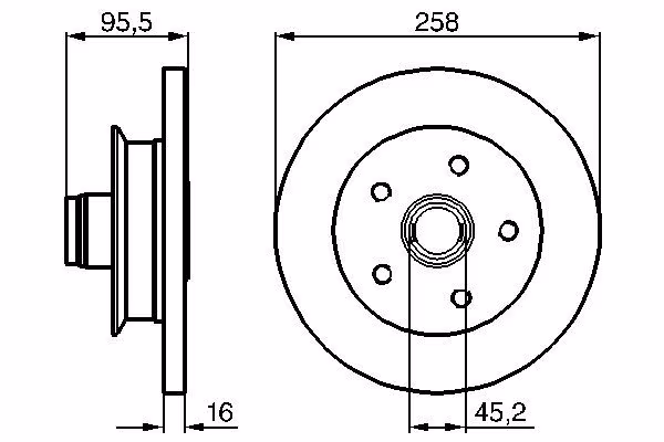 BOSCH Disco freno