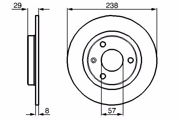 BOSCH Disco freno