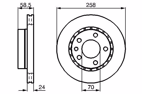 BOSCH Disco freno