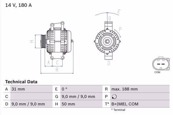 BOSCH Alternatore