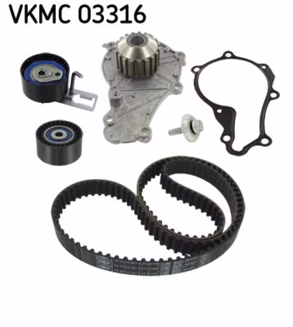 SKF Pompa acqua + Kit cinghie dentate