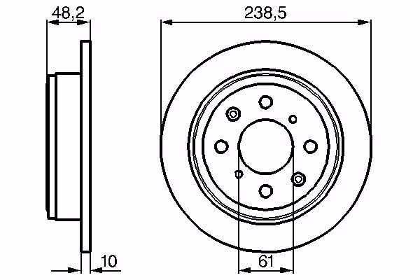 BOSCH Disco freno