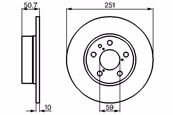 BOSCH Disco freno
