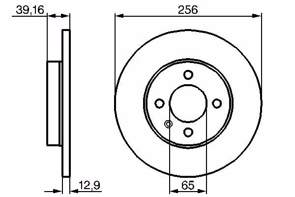 BOSCH Disco freno