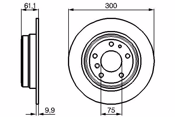 BOSCH Disco freno