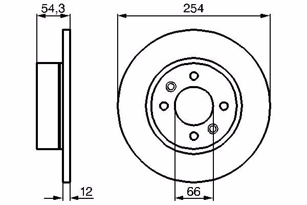 BOSCH Disco freno