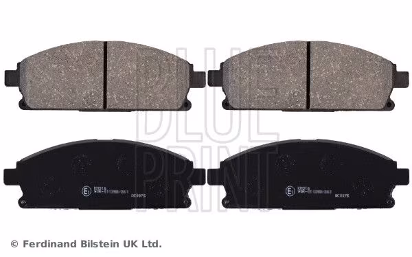 BLUE PRINT Kit pastiglie freno, Freno a disco