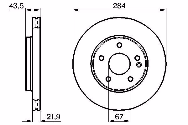 BOSCH Disco freno