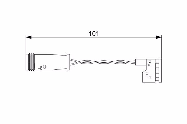 Contatto segnalazione, Usura past. freno/mat. d\'attrito