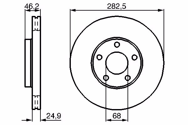 BOSCH Disco freno
