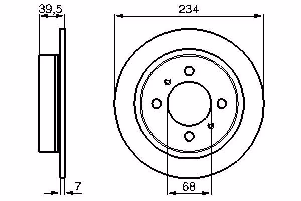 BOSCH Disco freno