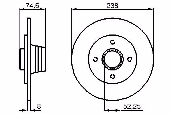 BOSCH Disco freno