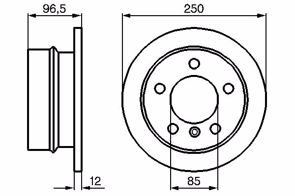 BOSCH Disco freno