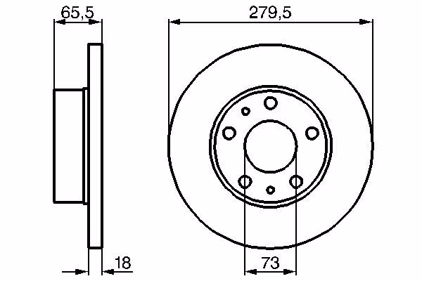 BOSCH Disco freno