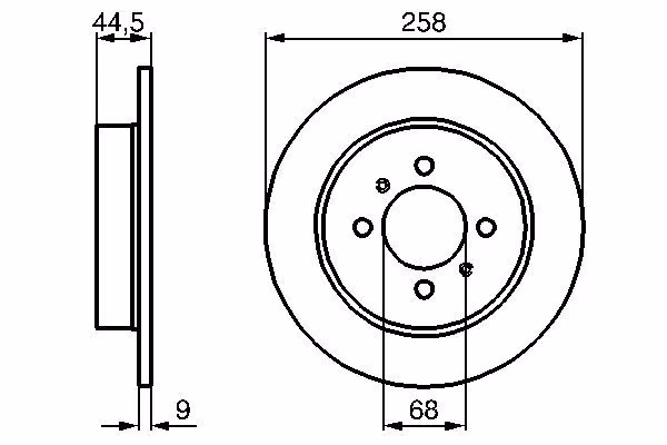 BOSCH Disco freno