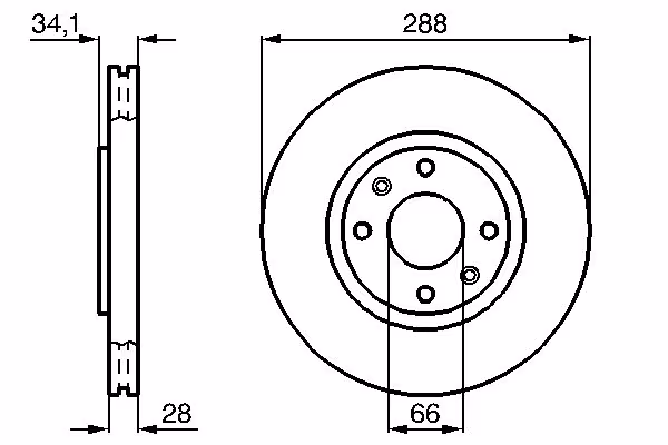 BOSCH Disco freno
