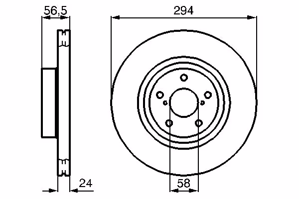 BOSCH Disco freno