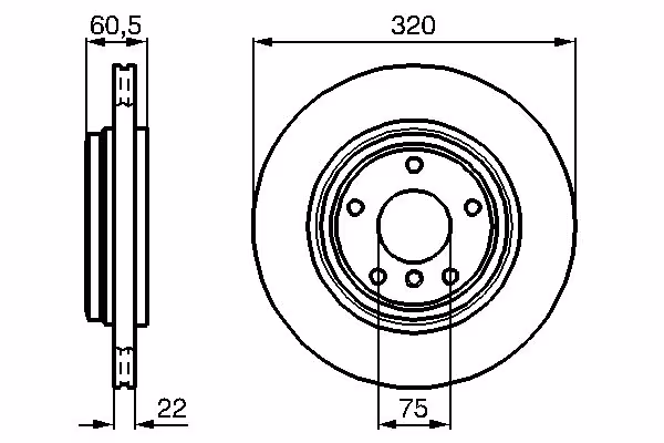 BOSCH Disco freno